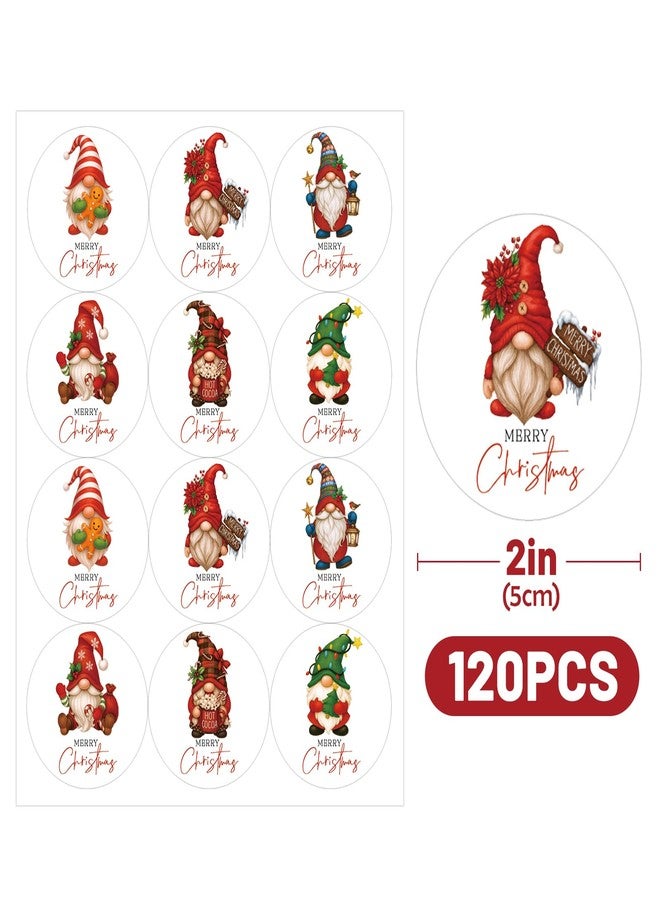 جيجاكرافت ملصقات عيد الميلاد من jijAcraft، 120 قطعة - ملصقات هدايا عيد الميلاد على شكل أقزام، أختام مغلفات العطلات مقاس 2 بوصة، ملصقات ورقية مقاومة للماء لتغليف الهدايا، وتوزيعات الحفلات، وتغليف الحلويات، والمشاريع الصغيرة - Image 2